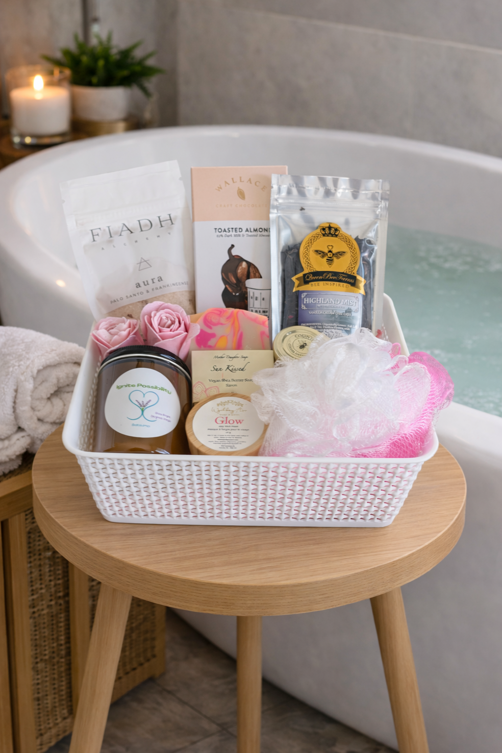 Victoria Island Artisan Spa & Wellness Gift Basket