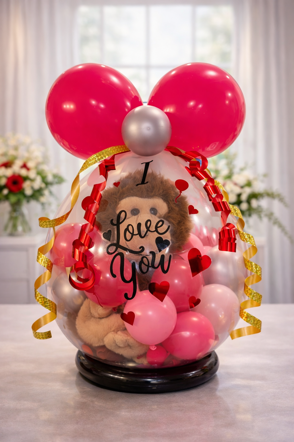 WOW Cute Monkey Balloon