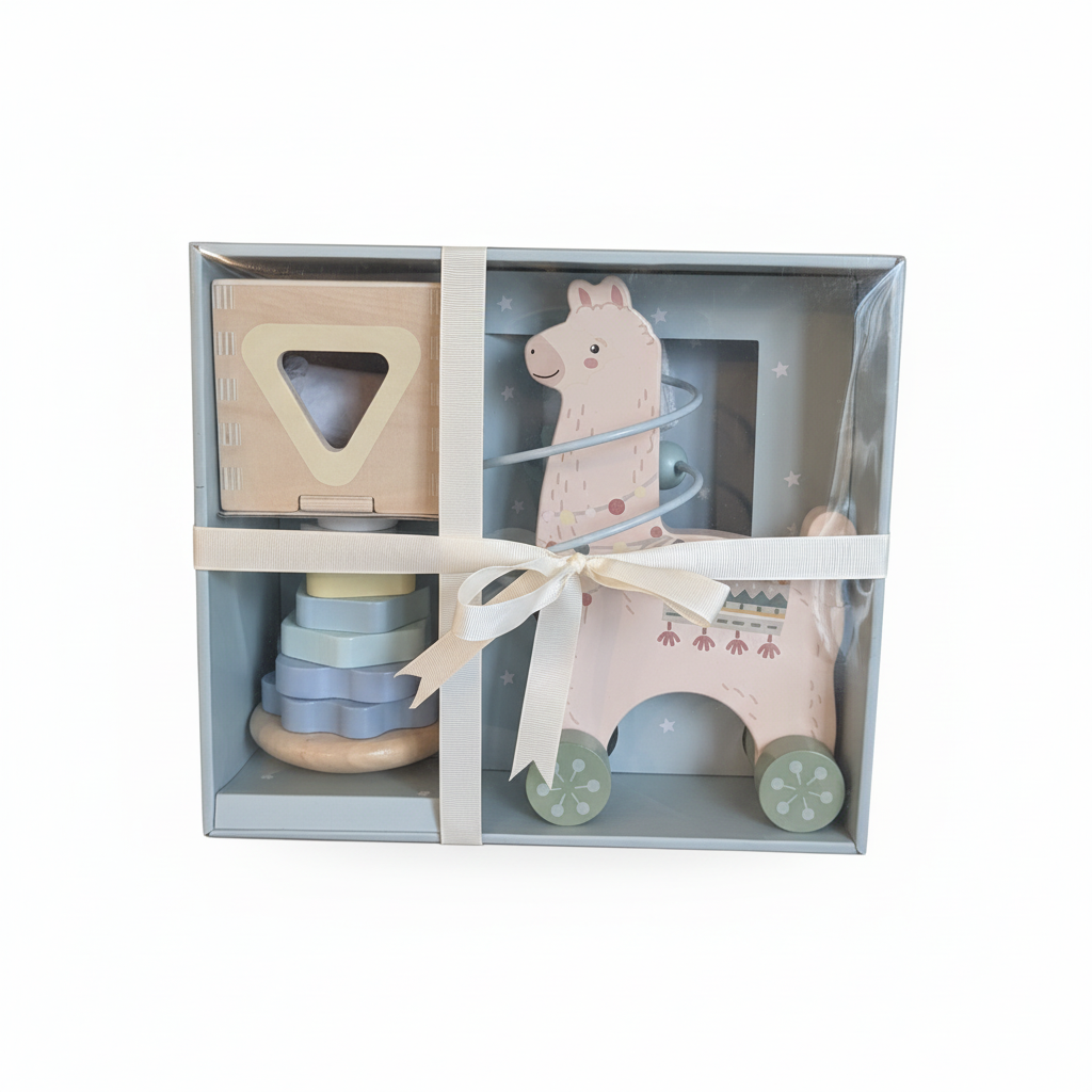 Llama Baby 3-in-1-15 Piece Activity Set