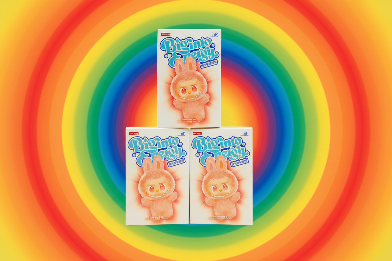 Three Blind Boxes - Rainbow Background