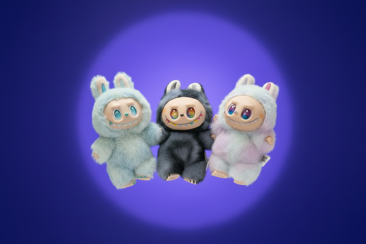 Three Labubu - Tags Removed